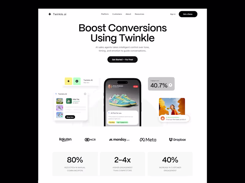 Cover image for AI Landing Page - Sales