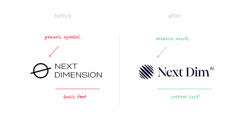 Cover image for Logo design - before /