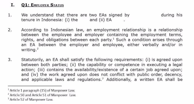 Cover image for Legal Memorandum | International Employment