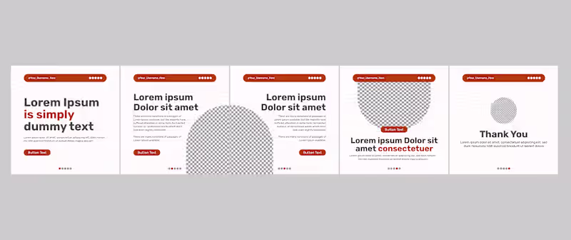 Cover image for Modern Minimal Social Media Carousel Template