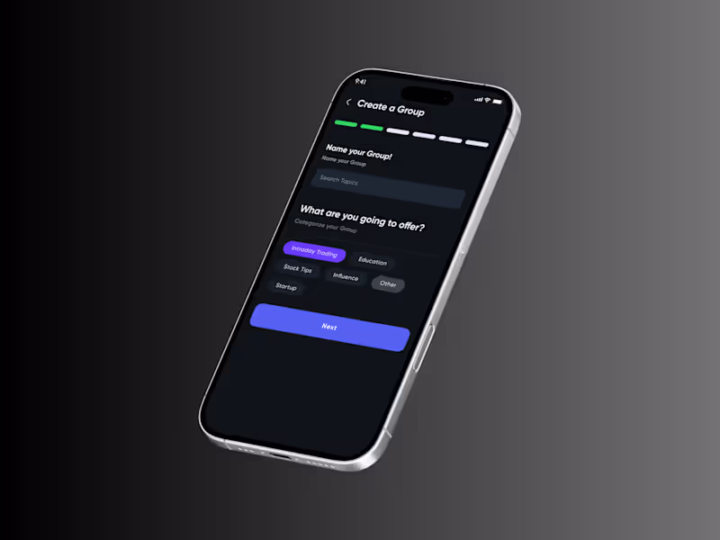 Cover image for QuestionMate | App Design | Finance App