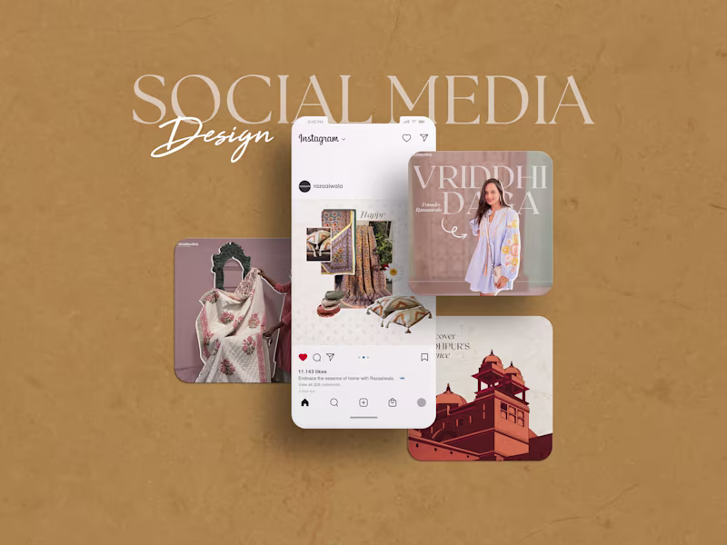 Cover image for Razaaiwala Social Media Design