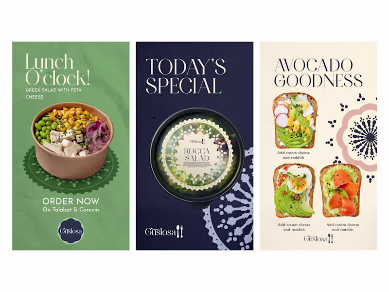 Cover image for Gustosa: Salad Boutique Brand Design