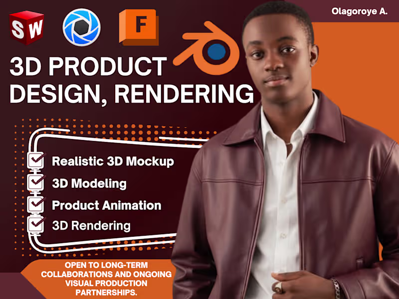Cover image for Realistic 3D Mockup 3D Modeling and 3DRendering For Your Product