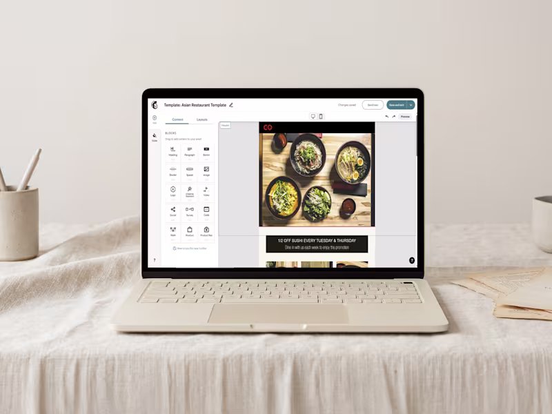 Cover image for Restaurant Group Email Template