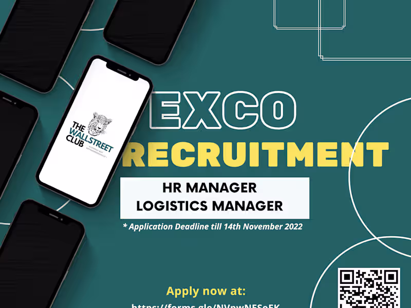 Cover image for Recruitment Poster