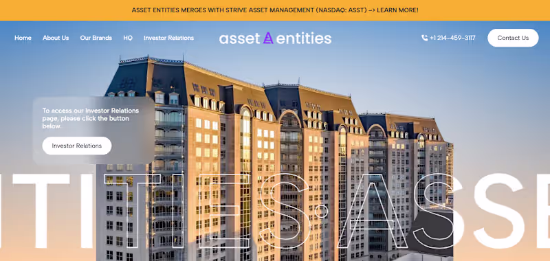 Cover image for Webflow Development for Asset Management