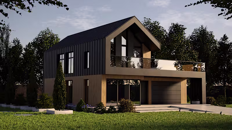 Cover image for Modern Two-story Home