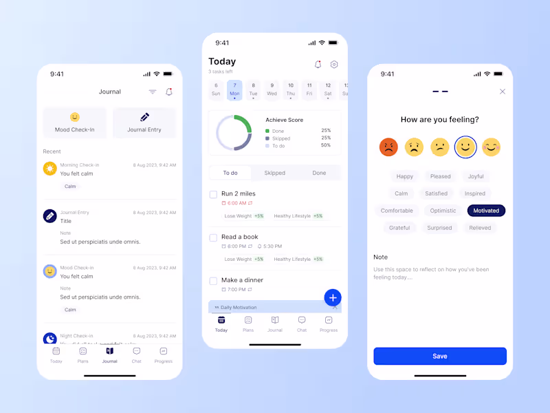 Cover image for Project: Created a Mobile App for Mood Tracking 
