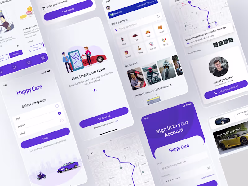 Cover image for I will design Android and Ios Mobile apps UI UX Design