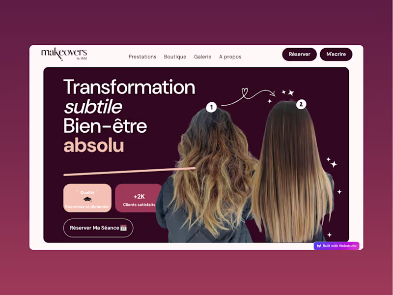 Cover image for Digital Transformation for Hairstylist Makeovers by HSM