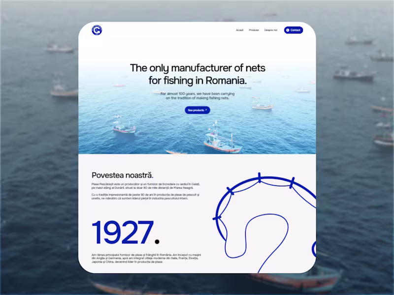Cover image for One of my latest projects 🚀 A website created for fishing n...