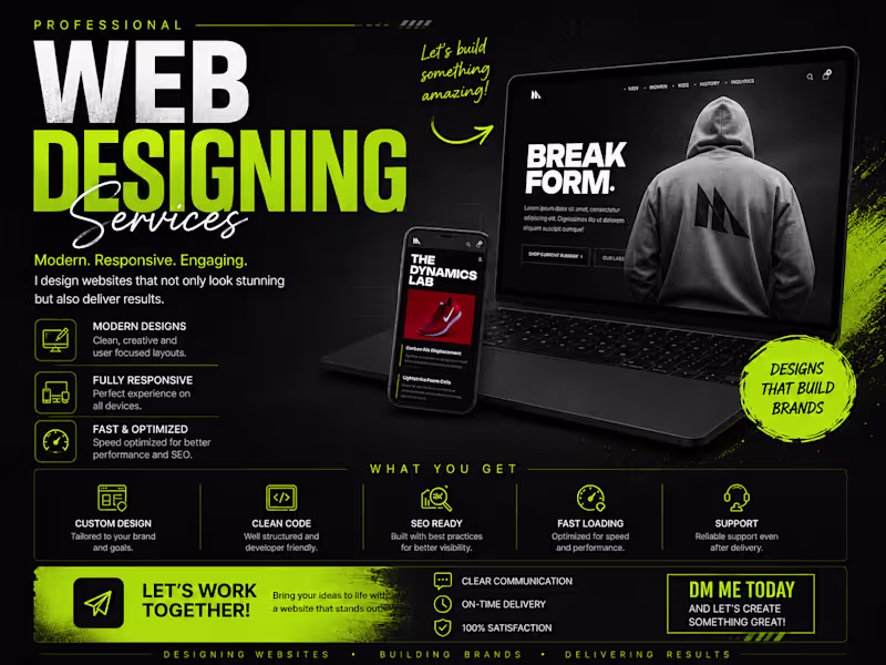 Cover image for Modern Web design | Web development