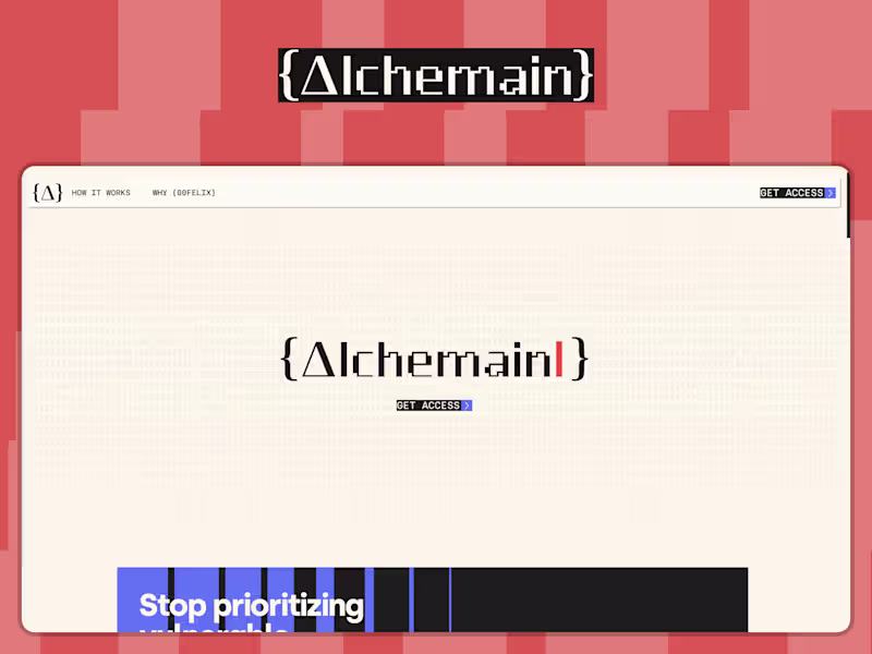 Cover image for Alchemain - Just fix it