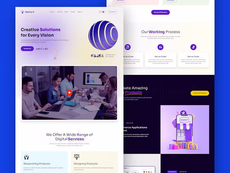 Cover image for I will design a high performing landing page with figma