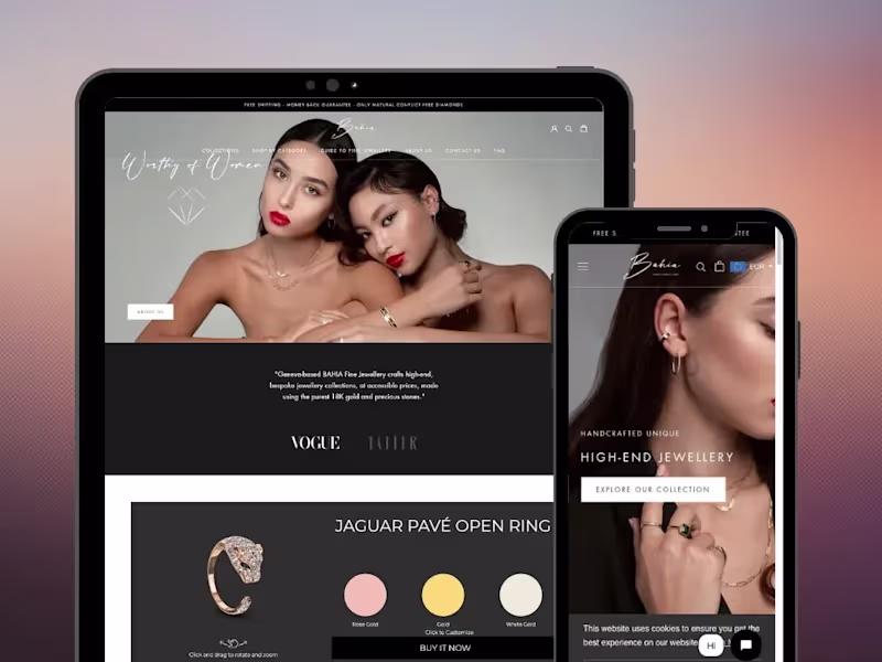 Cover image for Ecommerce shopify website, shopify store design, redesign