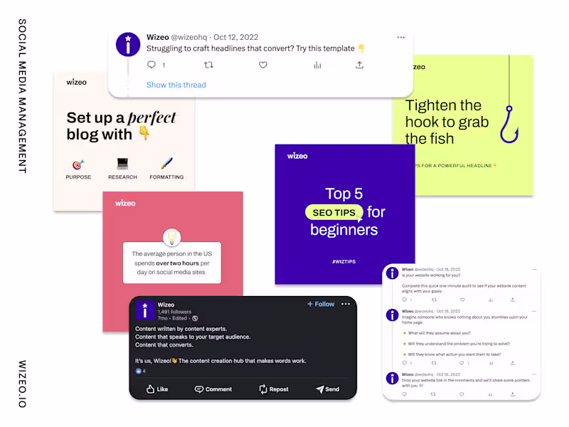 Cover image for Wizeo – Social media management