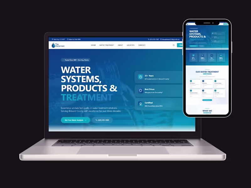 Cover image for The Waterman - Water Treatment Systems in Palm Bay, FL