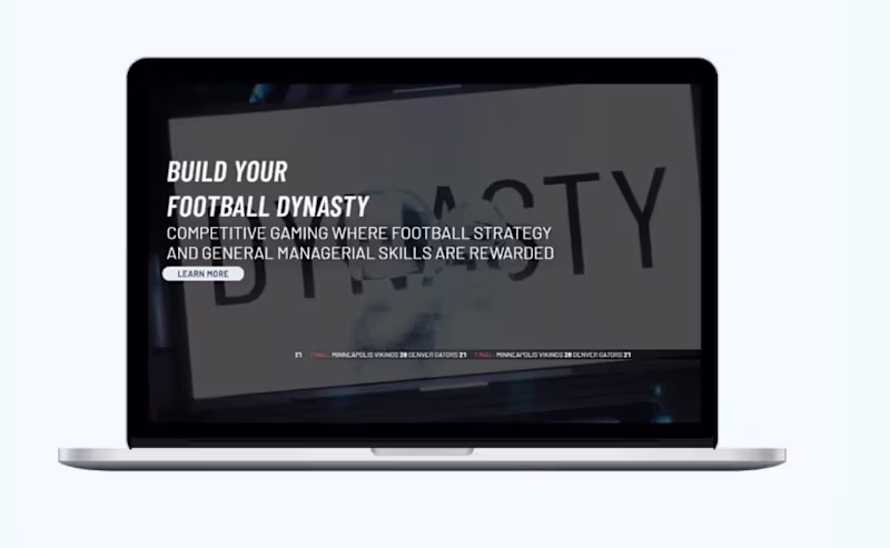 Cover image for GM DYNASTY Play-to-earn digital football management game