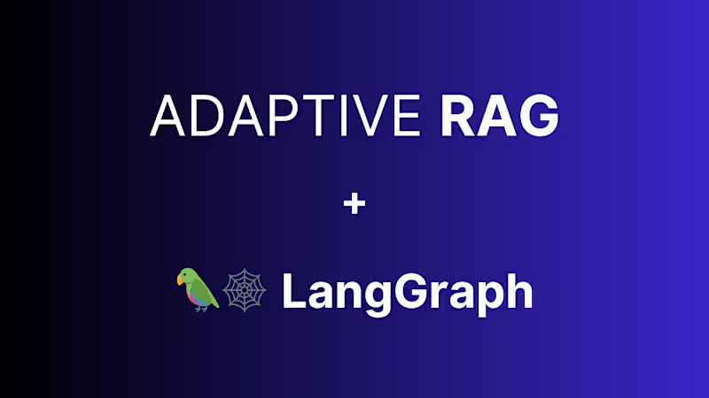 Cover image for Adaptive RAG Project
