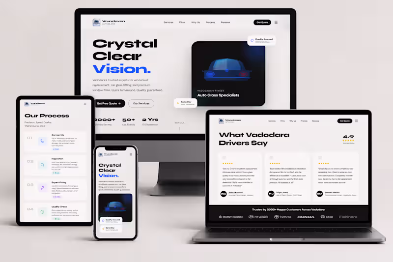 Cover image for 🏢 Overview
Vrundavan Auto Glass is