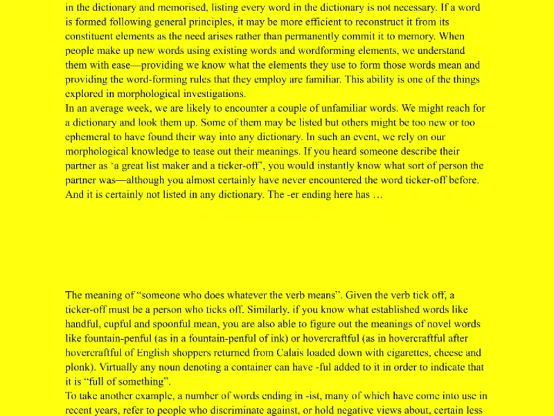 Cover image for English language project sample demonstrating