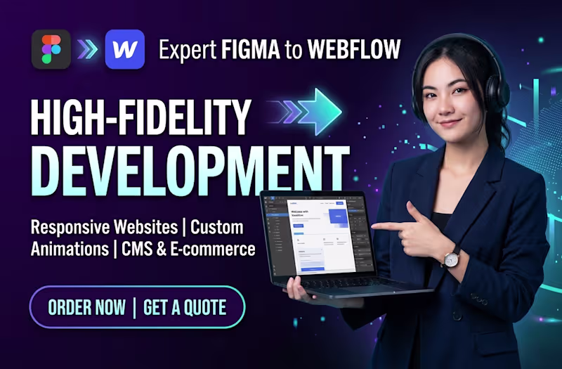 Cover image for Figma to Webflow Development