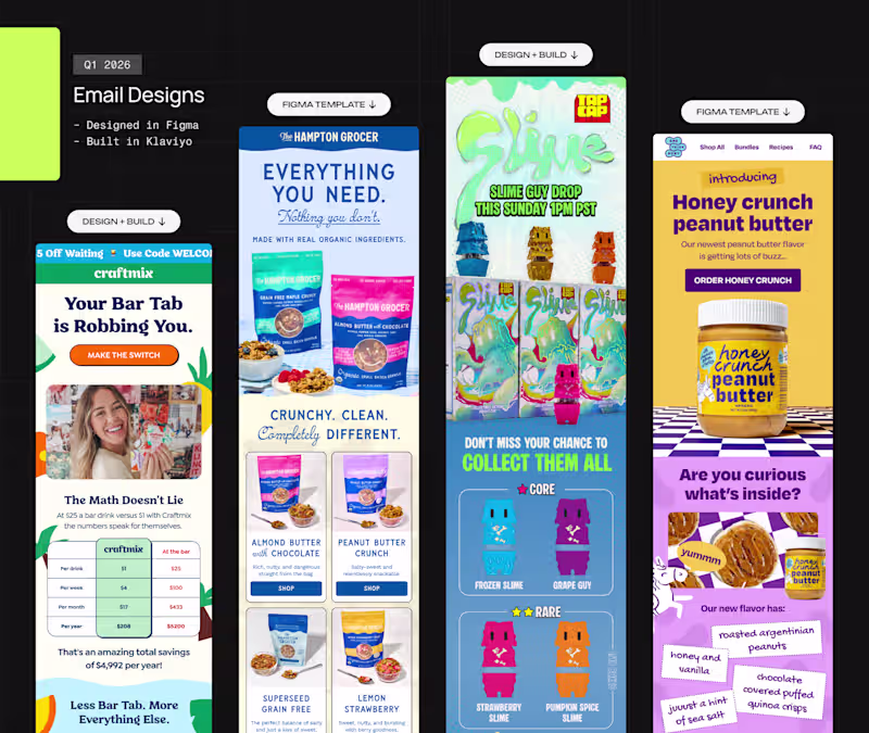 Cover image for Email Designs from Q1 2026:

Great