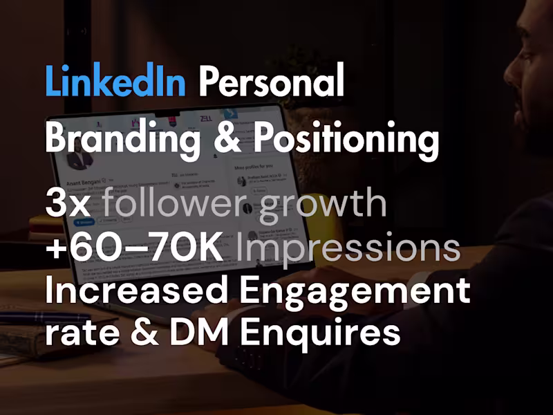 Cover image for LinkedIn Personal Branding & Positioning