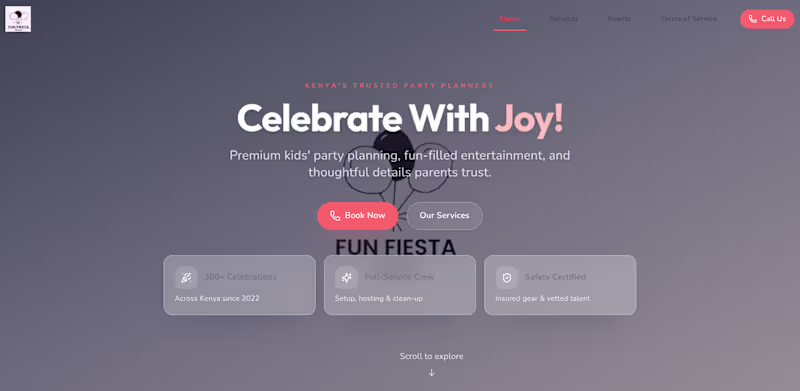 Cover image for A vibrant, mobile-first website for