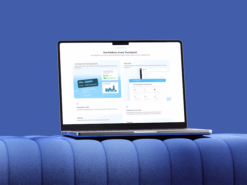 Cover image for Customerly — Website Design & Development