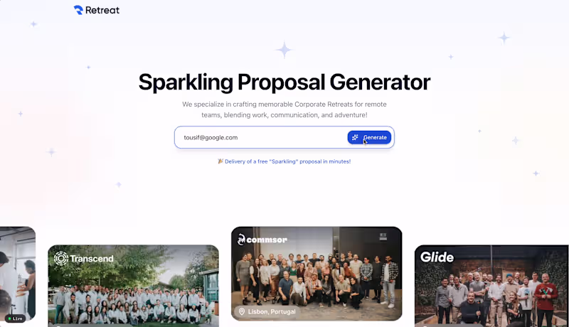 Cover image for Sparkling Proposal Generator