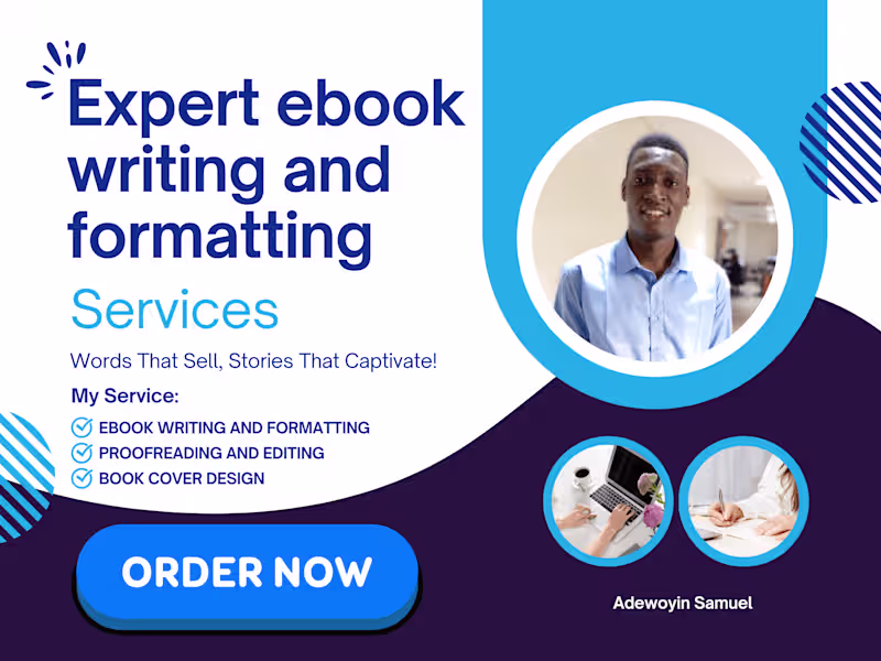 Cover image for Ebook writing and Formatting Excellence