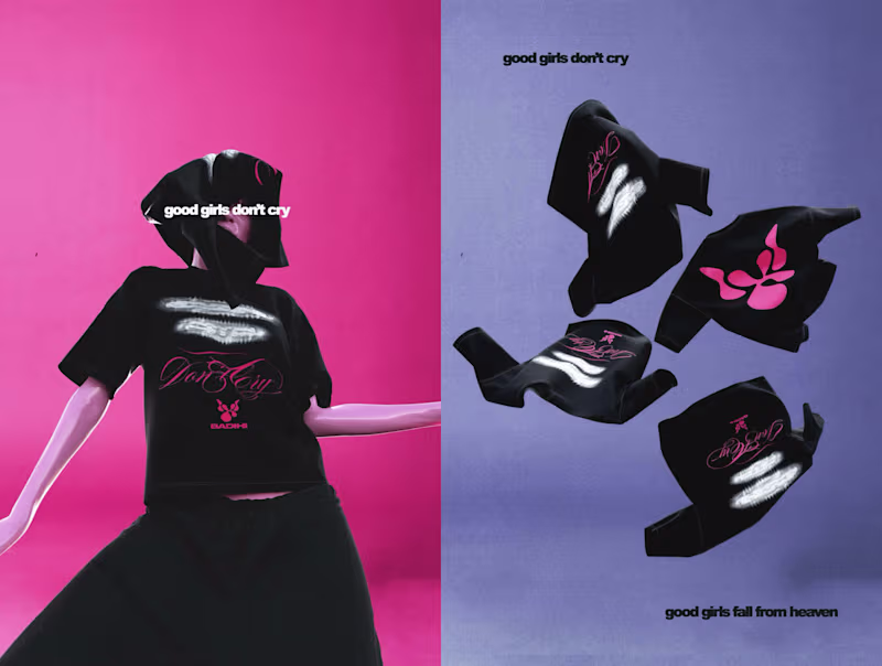 Cover image for Creative Identity, merch design and magazine for musical release