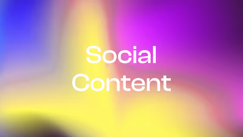 Cover image for Social Content – Ongoing