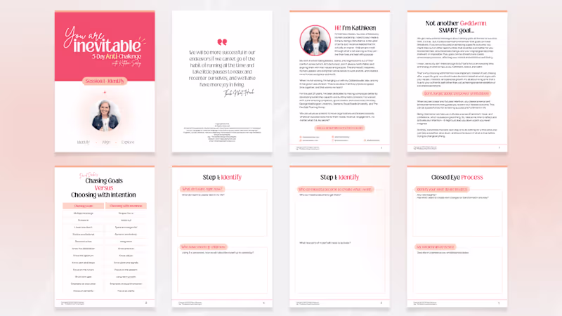 Cover image for Feminine & Modern Workbook Design