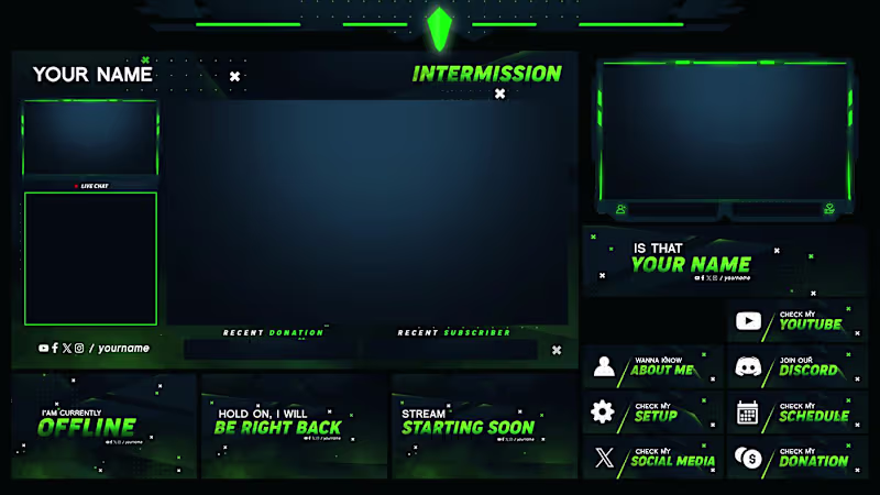 Cover image for Stream Overlay Package