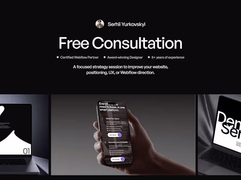 Cover image for Website Strategy Consultation