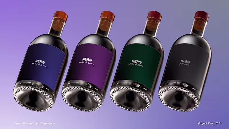 Cover image for Nero Water - Brand Identity :: Behance