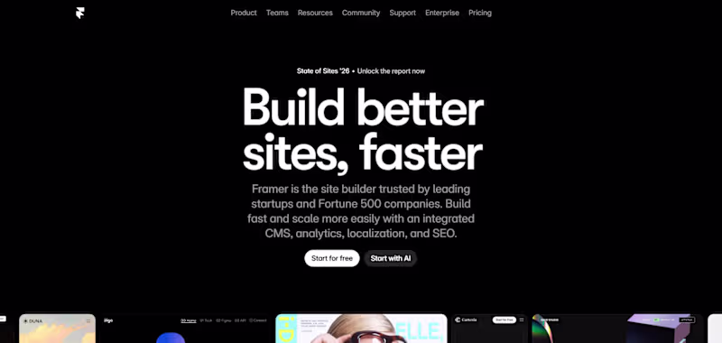 Cover image for Framer Website & Landing Page Design