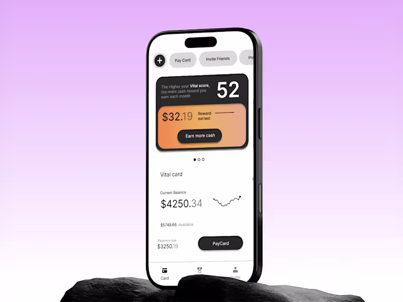 Cover image for Design of Fynlo Fintech Rewards App