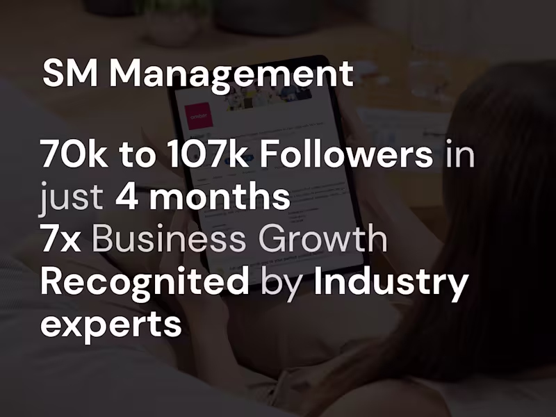 Cover image for Amber Student | Social Media Manager
