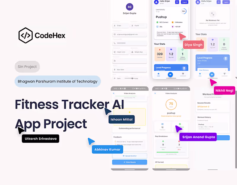 Cover image for Fitness Tracker AI APP