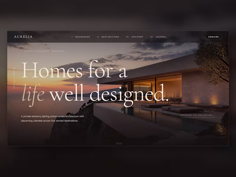 Cover image for Aurelia Estates is a luxury
