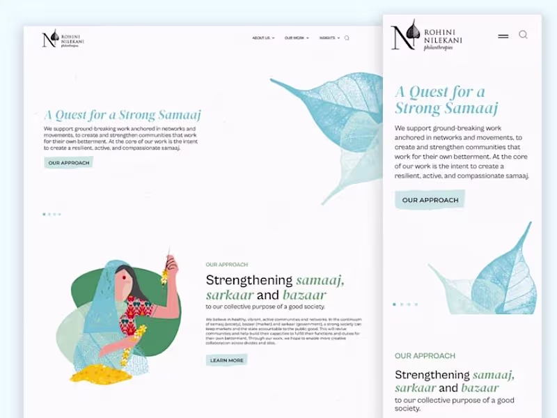 Cover image for Figma Design to Dynamic WordPress Website - Rohini Nilekani