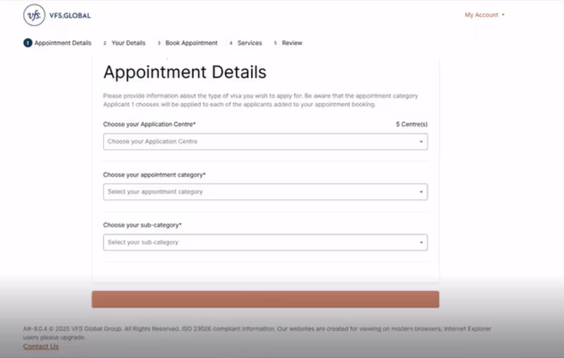 Cover image for VFS Global Visa Appointment Automation Bot