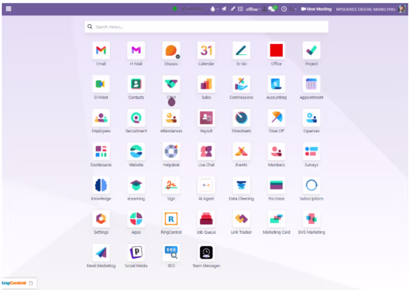 Cover image for Odoo ERP Systsem Setup