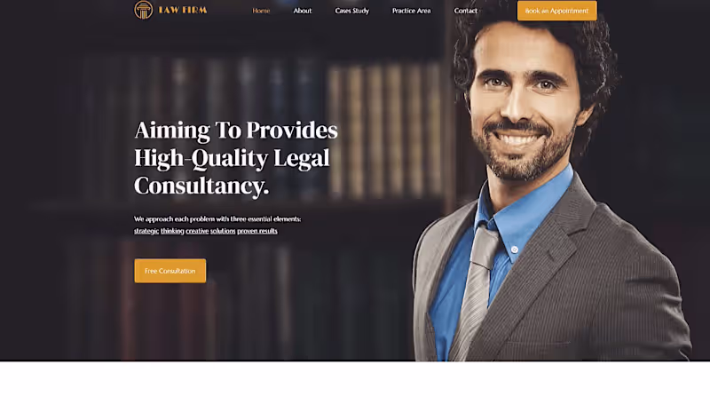 Cover image for Professional Online Platform for Law Offices