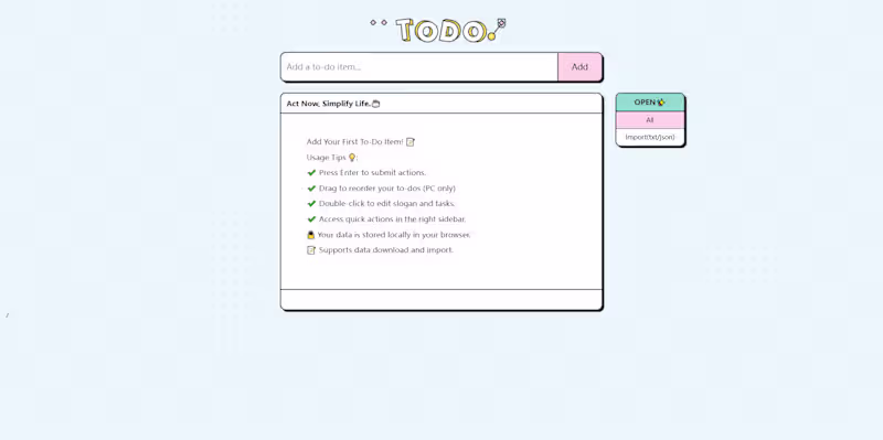Cover image for ToDoList — Task Management App
Productivity,