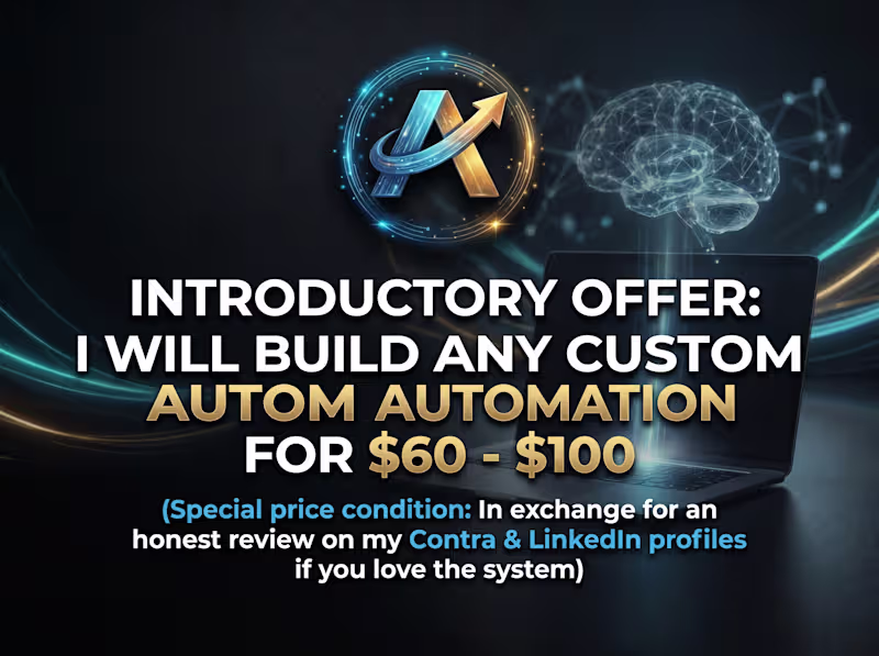 Cover image for 1 Custom AI & Automation Workflow (Save 10+ Hours/Week)